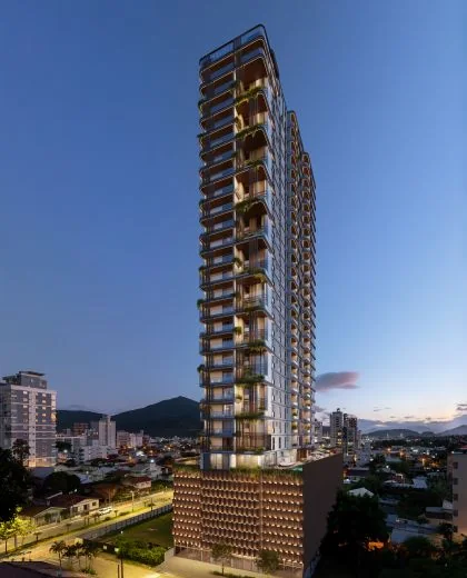 Apartamentos alto padrão no Litoral Norte de SC — perspectiva do empreendimento (2)